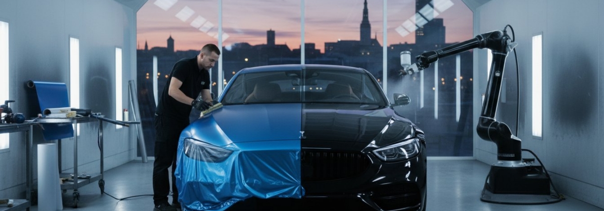 Auto kiletamine või värvimine Tallinnas: Kumb on 2026. aastal parem valik?